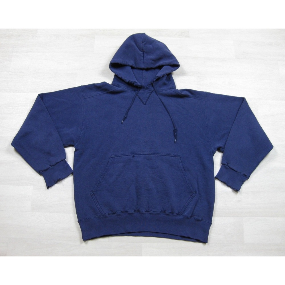 Vintage 90s ProSpirit Blank Hoodie Sweatshirt Men's (M) Thrashed Grunge Distress